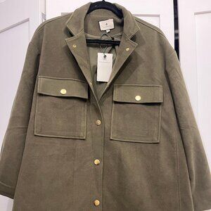 Olive Green Tuckernuck Marant Shirt Jacket NWT